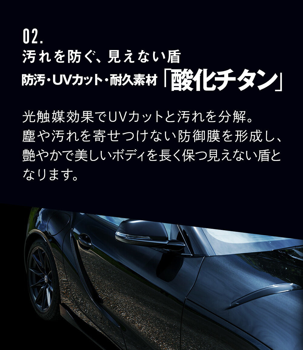 ナノグラフェンガード｜グラフェン×ダイヤセラミ配合・圧倒的艶と防御力の最上位コート【TOP-NGG】