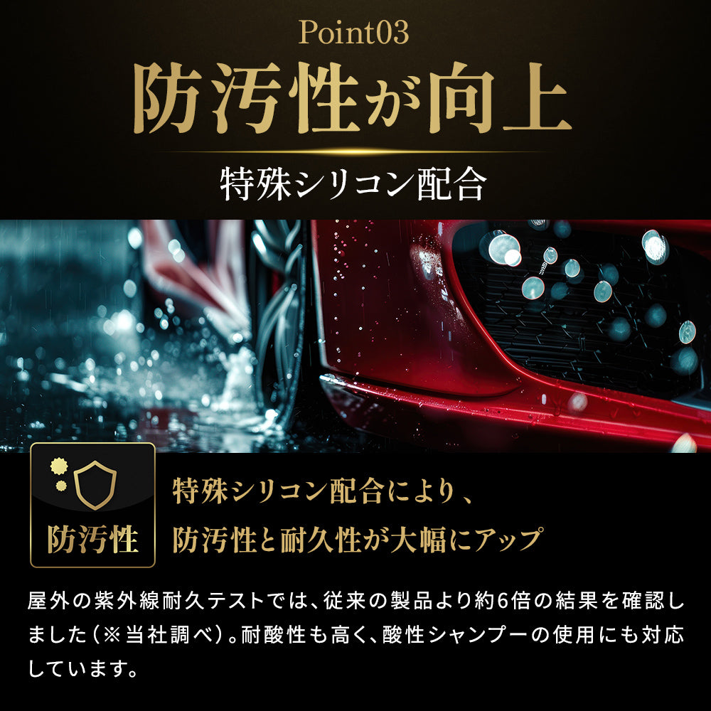 ピカピカレインプレミアムデラックスセット｜下地処理付き最上位ガラスコーティング【TOP-PREMIUM】